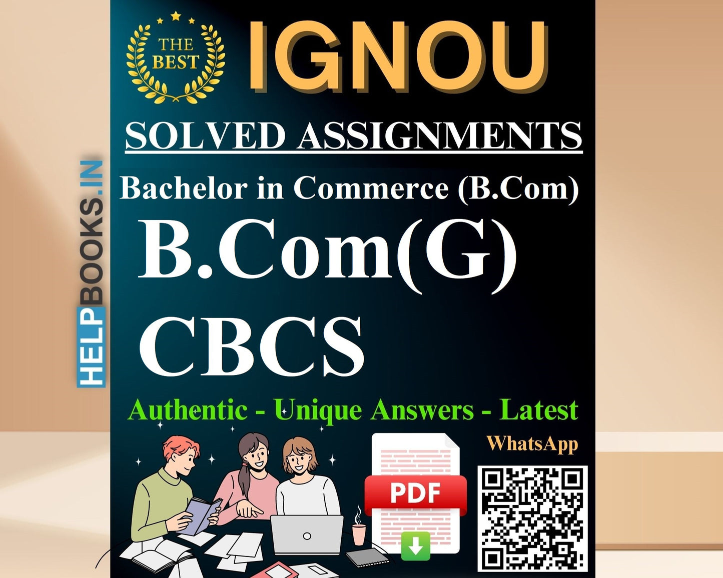 IGNOU B.COM Bachelor of Commerce Solved Assignments B.Com(CBCS) 2024-2025