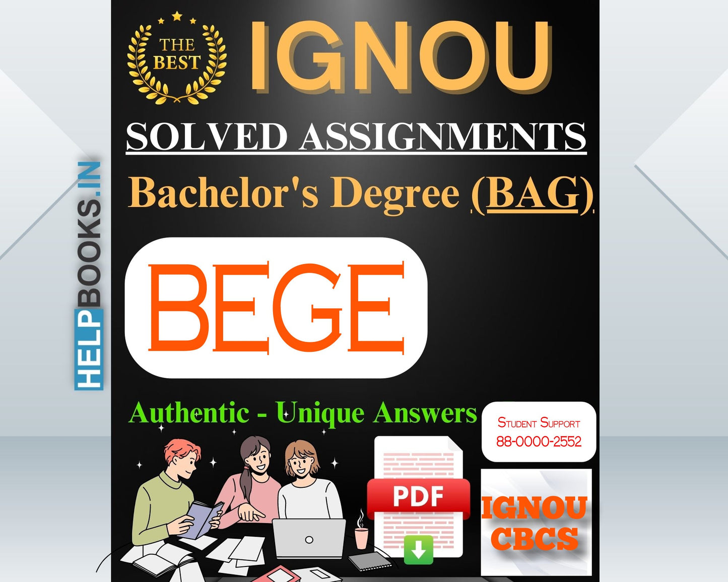 IGNOU Bachelor's Degree BEGE English Discipline Courses Solved Assignment (Session: July 2024 - January 2025)
