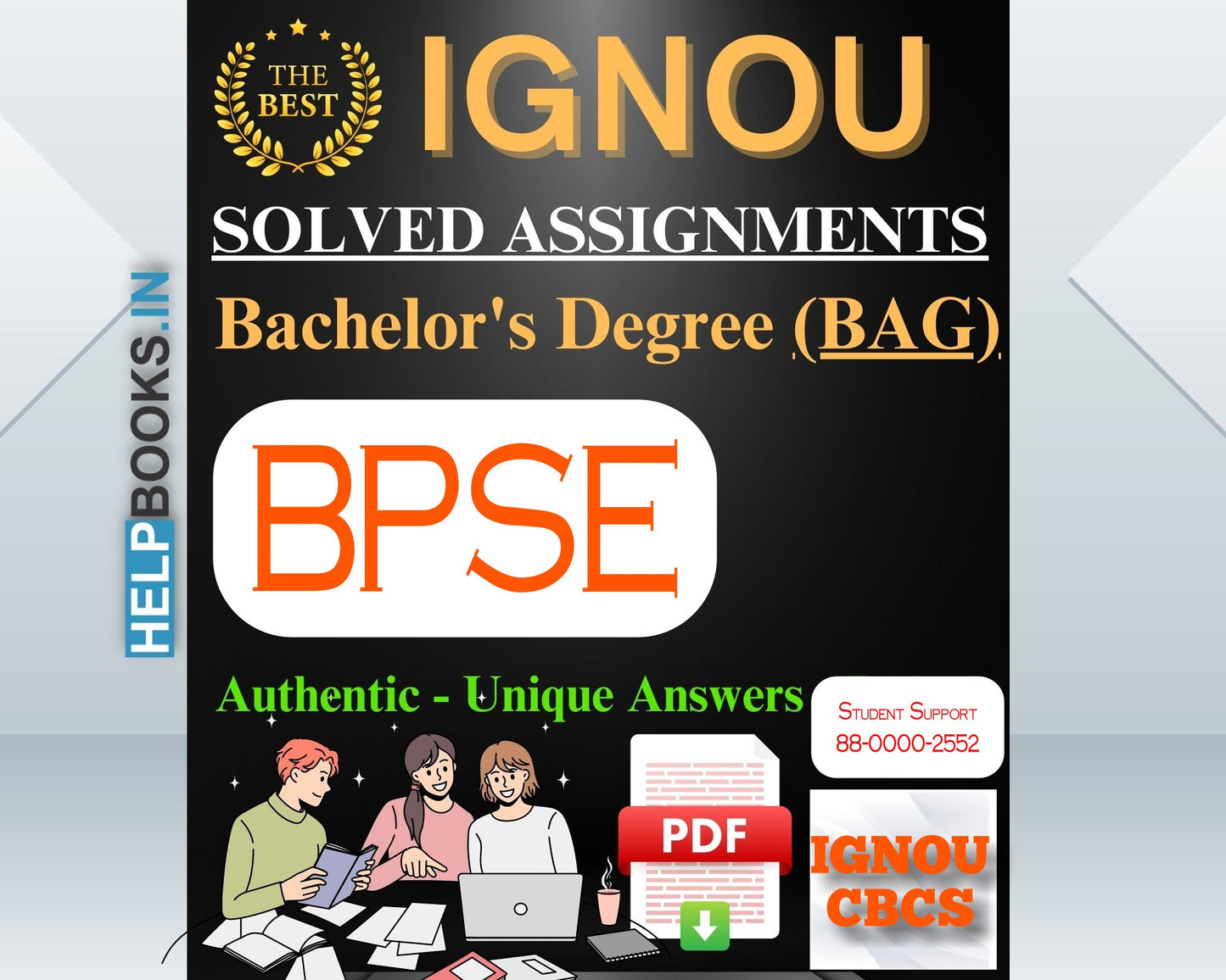 IGNOU Bachelor's Degree BPSE Political Science Solved Assignment (Session: July 2024 - January 2025)