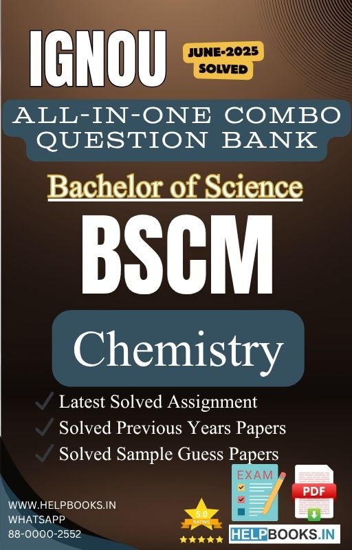 IGNOU Chemistry Subjects All-in-One Exam Combo for Bachelor of Science (BSCM) | All Previous Years Solved Papers - BCHCT | BCHET