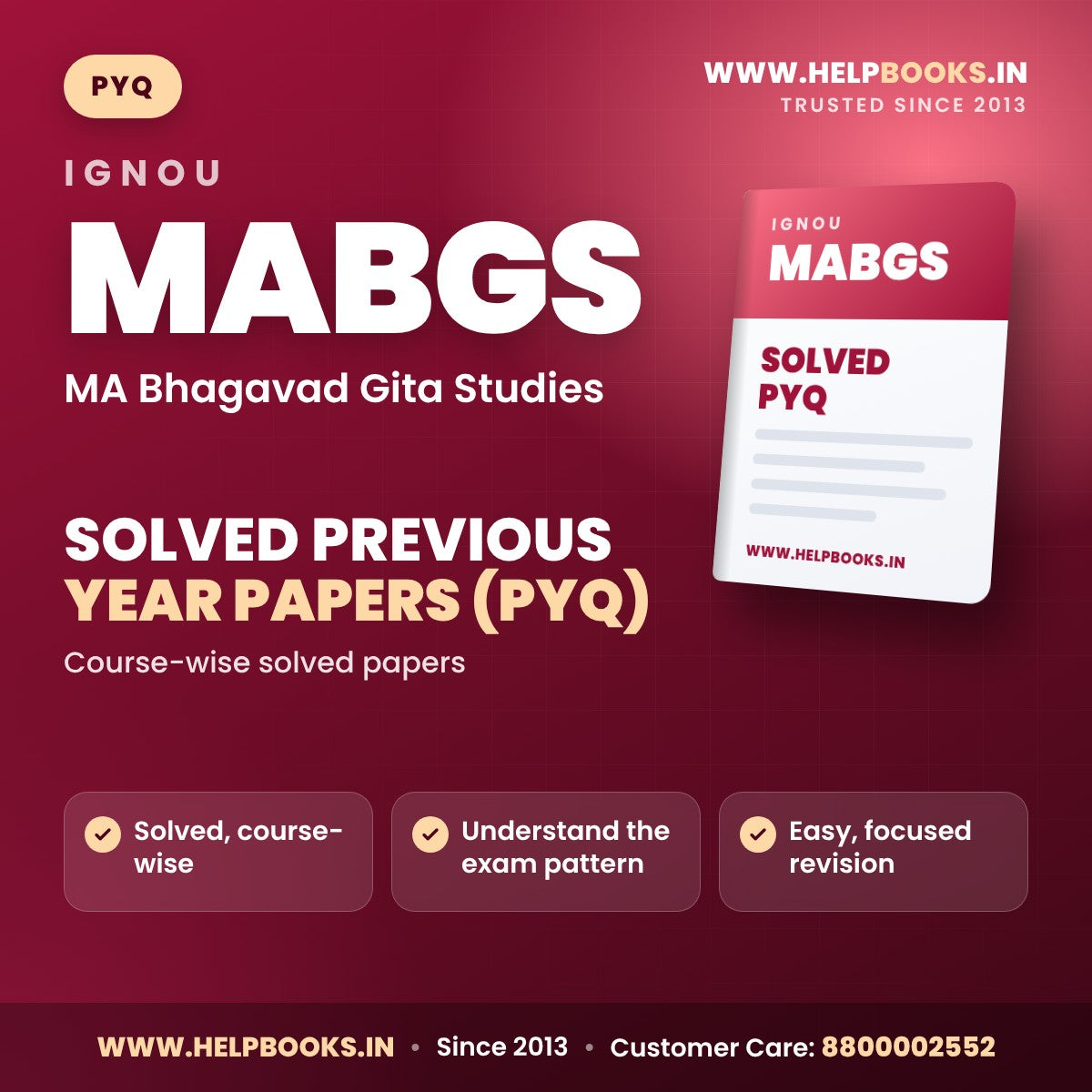 IGNOU MABGS Solved Previous Year Papers PYQ PDF - helpbooks.in