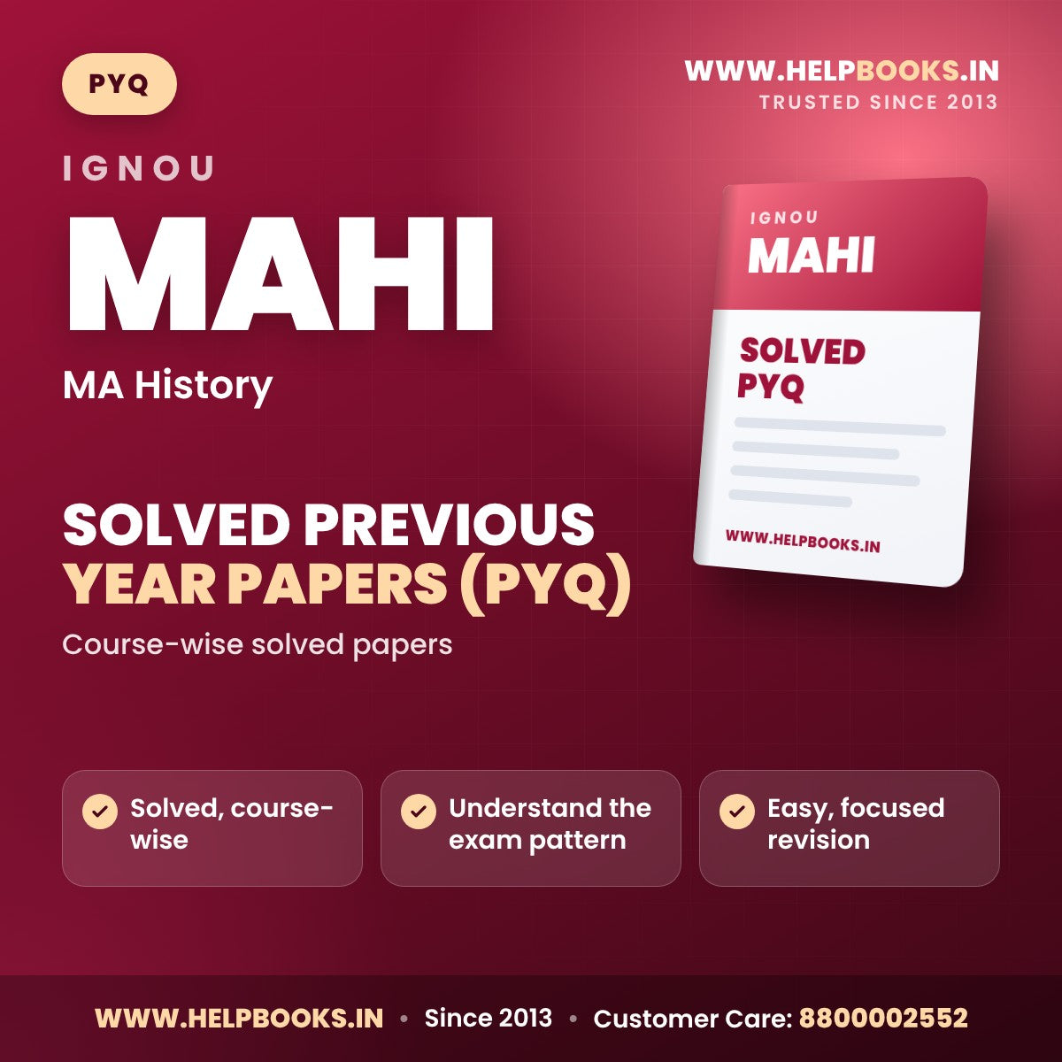 IGNOU MAHI Solved Previous Year Papers PYQ PDF - helpbooks.in