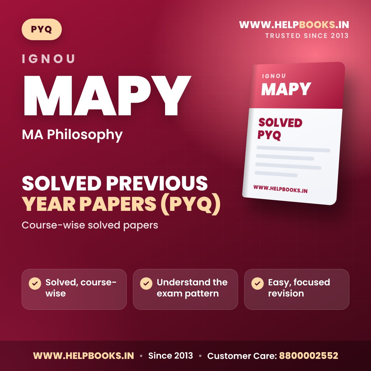 IGNOU MAPY Solved Previous Year Papers PYQ PDF - helpbooks.in