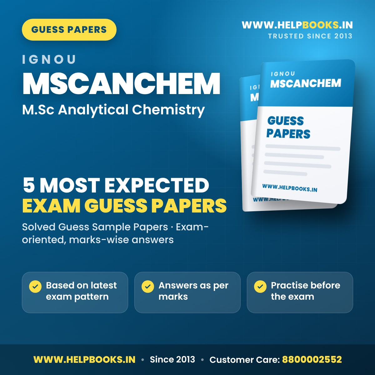 IGNOU MSCANCHEM 5 Most Expected Guess Papers PDF - helpbooks.in