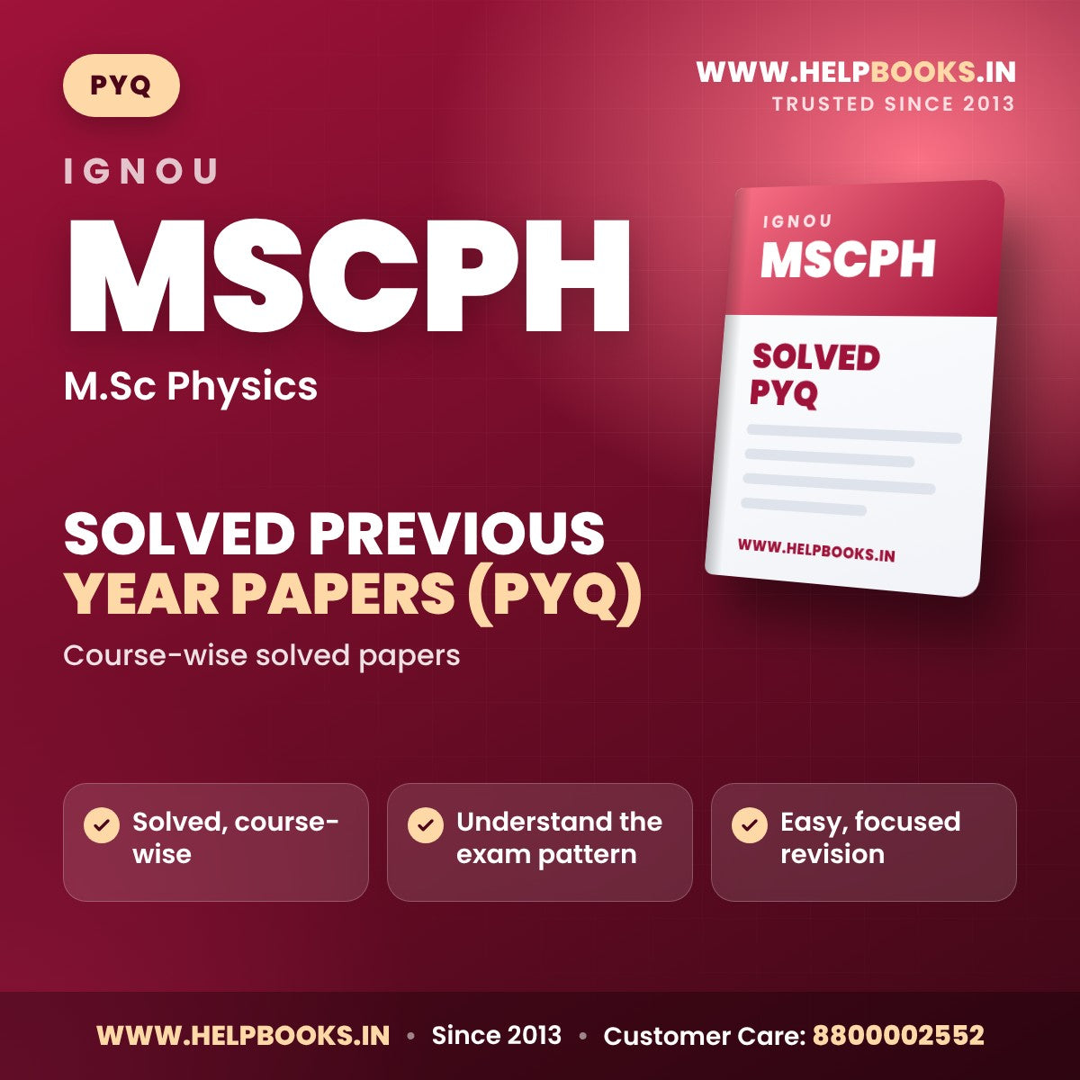 IGNOU MSCPH Solved Previous Year Papers PYQ PDF - helpbooks.in