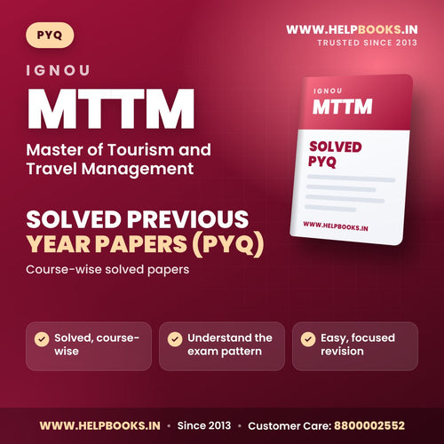 IGNOU MTTM Solved Previous Year Papers PYQ PDF - helpbooks.in
