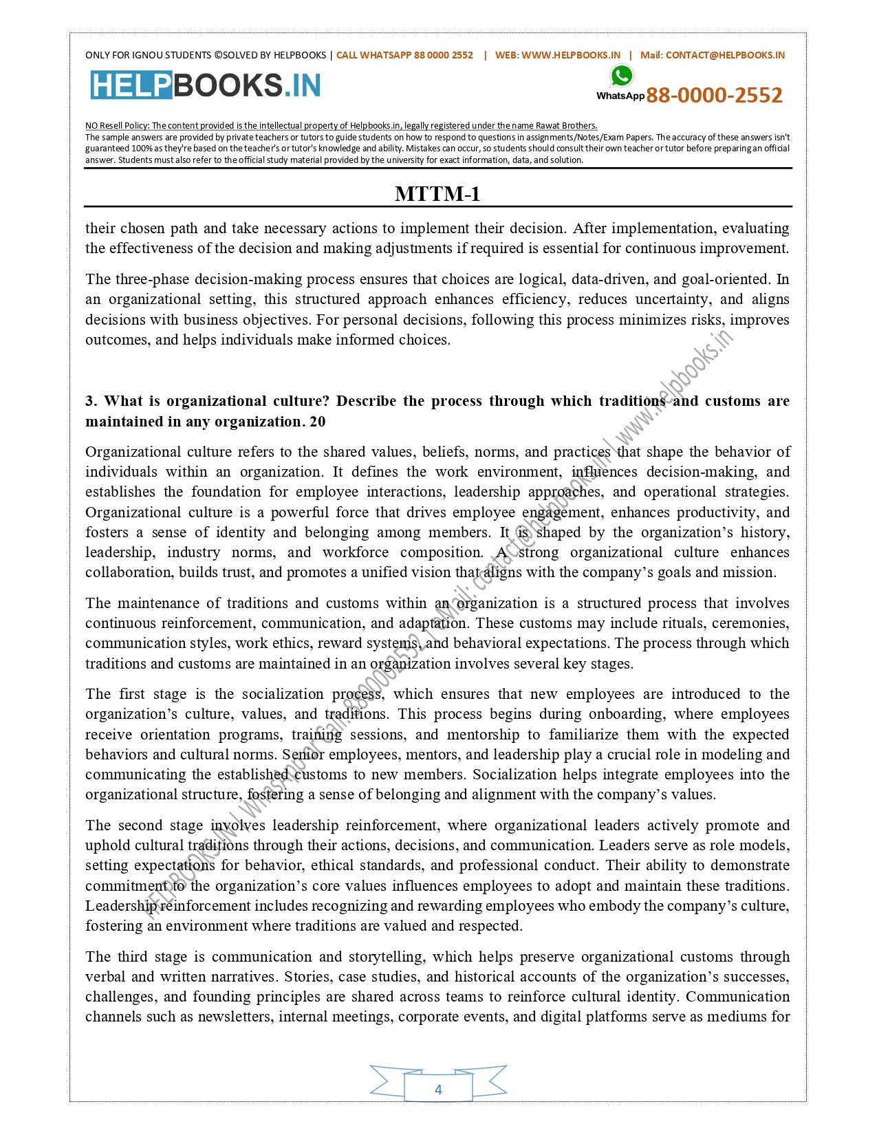 IGNOU Master of Tourism and Travel Management-MTTM Solved Assignment 2025 (New)