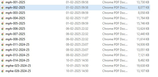 MPH & MPHE IGNOU M.Sc. Physics-MSCPH Solved Assignments 2025