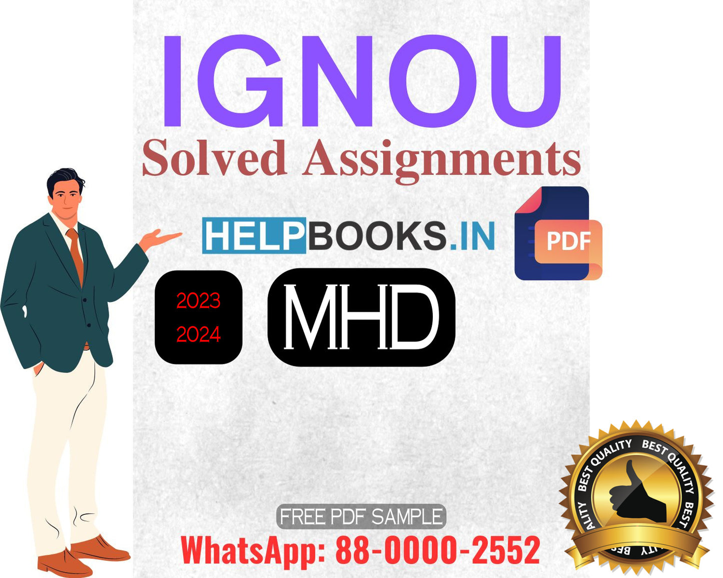 MHD 2024 Solved Assignment 2023-24, Master of Arts Hindi : IGNOU Solved Assignments