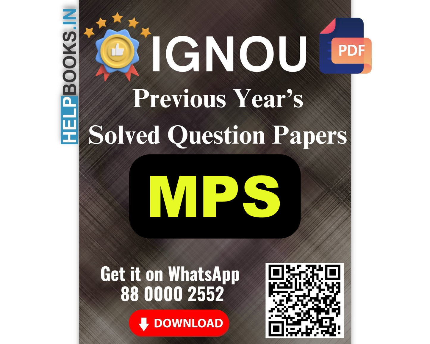 IGNOU Master of Arts (Political Science) (MPS)- 5 Previous Years Solved IGNOU Question Papers for IGNOU Exams