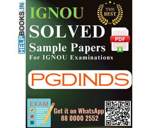 IGNOU Post Graduate Diploma in Industrial Safety (PGDINDS) | Solved Sample Papers for Exams