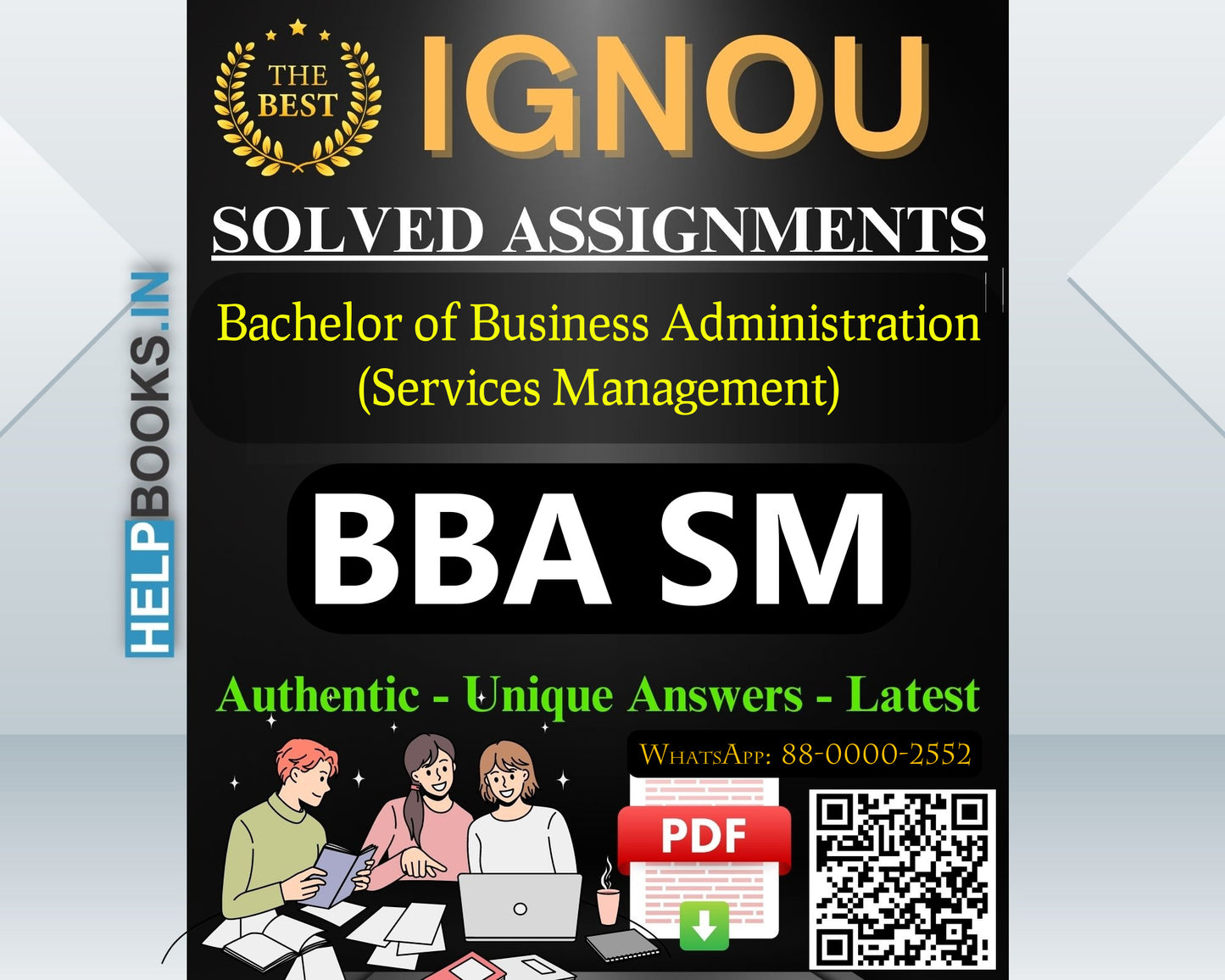 IGNOU Bachelor of Business Administration (Services Management) (BBASM) Assignments