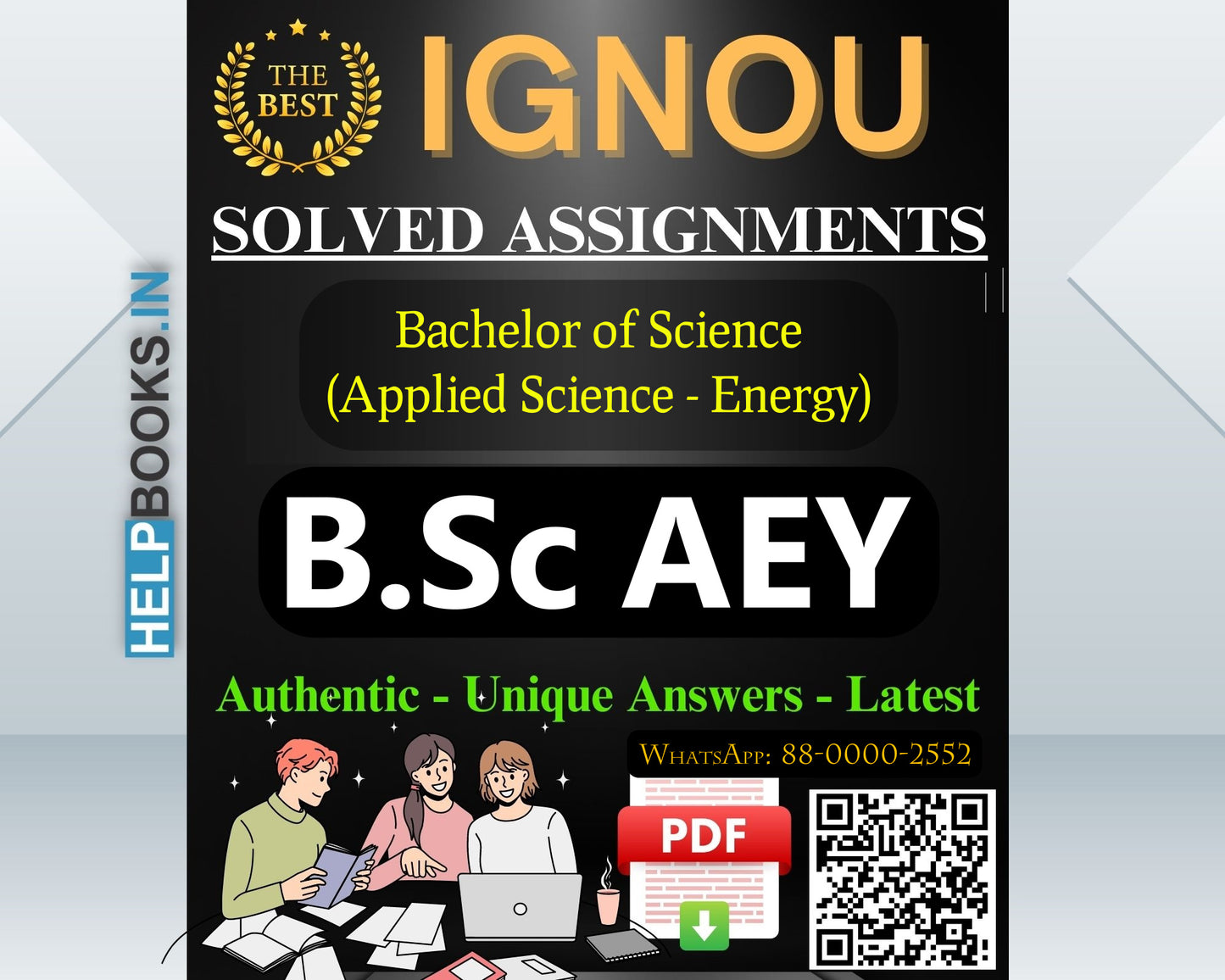 IGNOU Bachelor of Science (Applied Science - Energy) (BSCAEY) Assignments