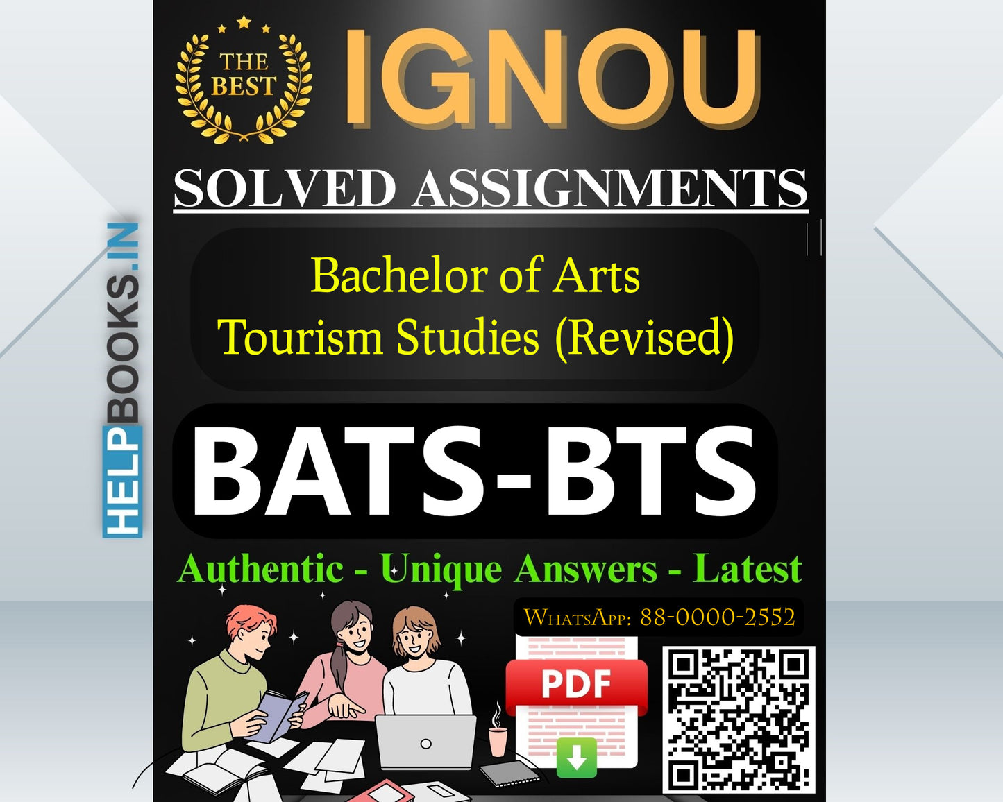 IGNOU Bachelor of Arts (Tourism Studies) (BATS) (Revised) Assignments