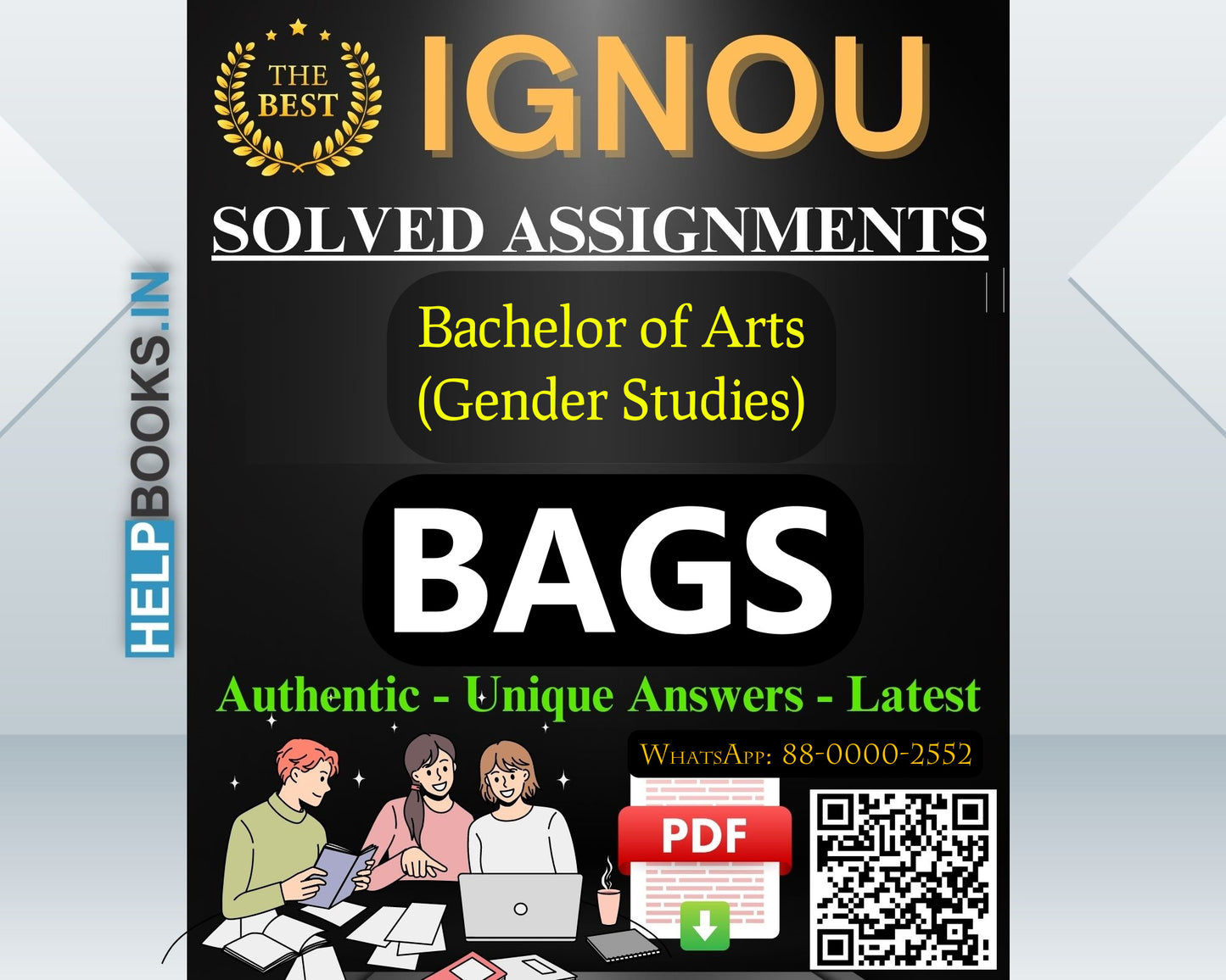 IGNOU Bachelor of Arts (Gender Studies) (BAGS) Assignments