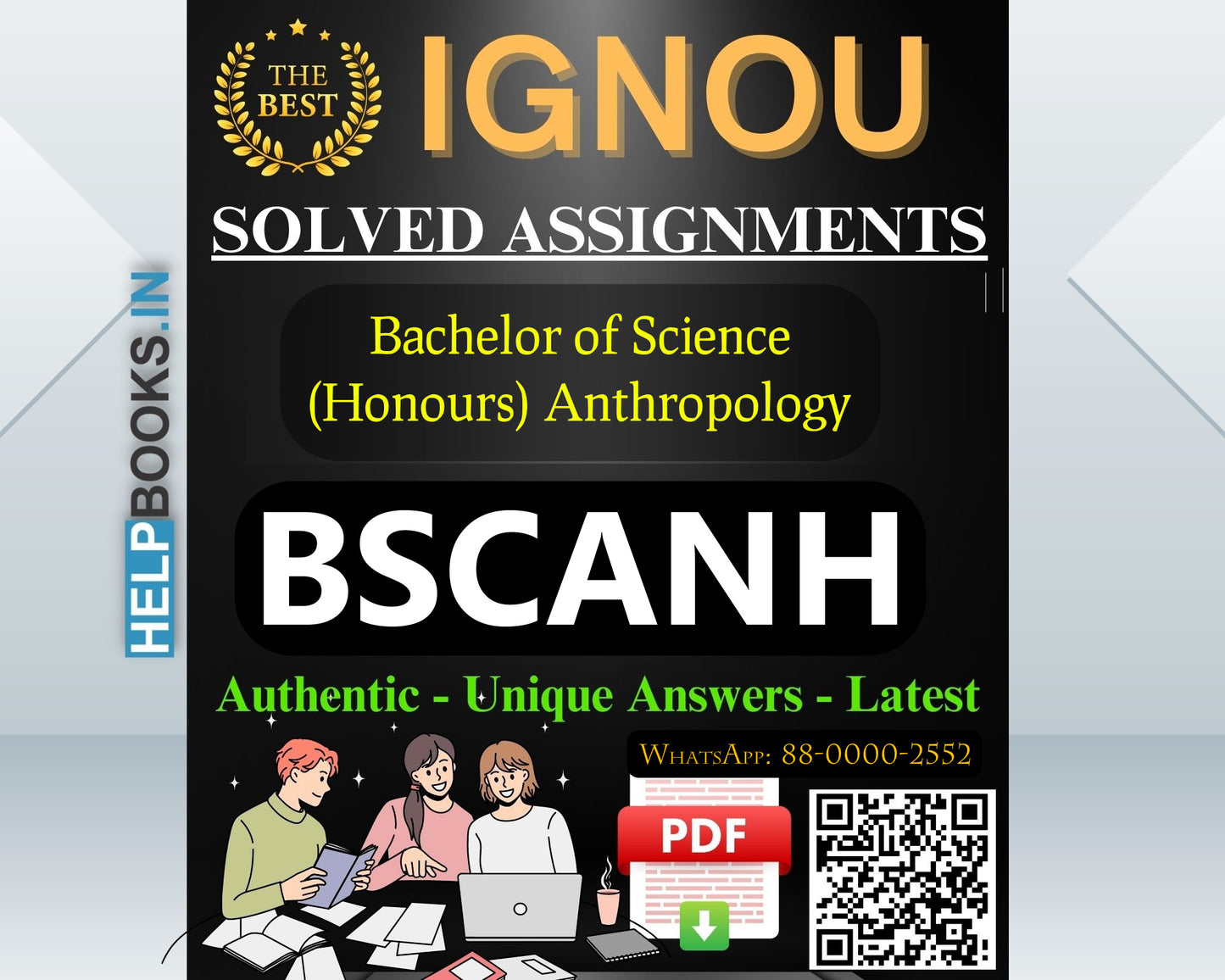 IGNOU Bachelor of Science (Honours) Anthropology (BSCANH) Assignments