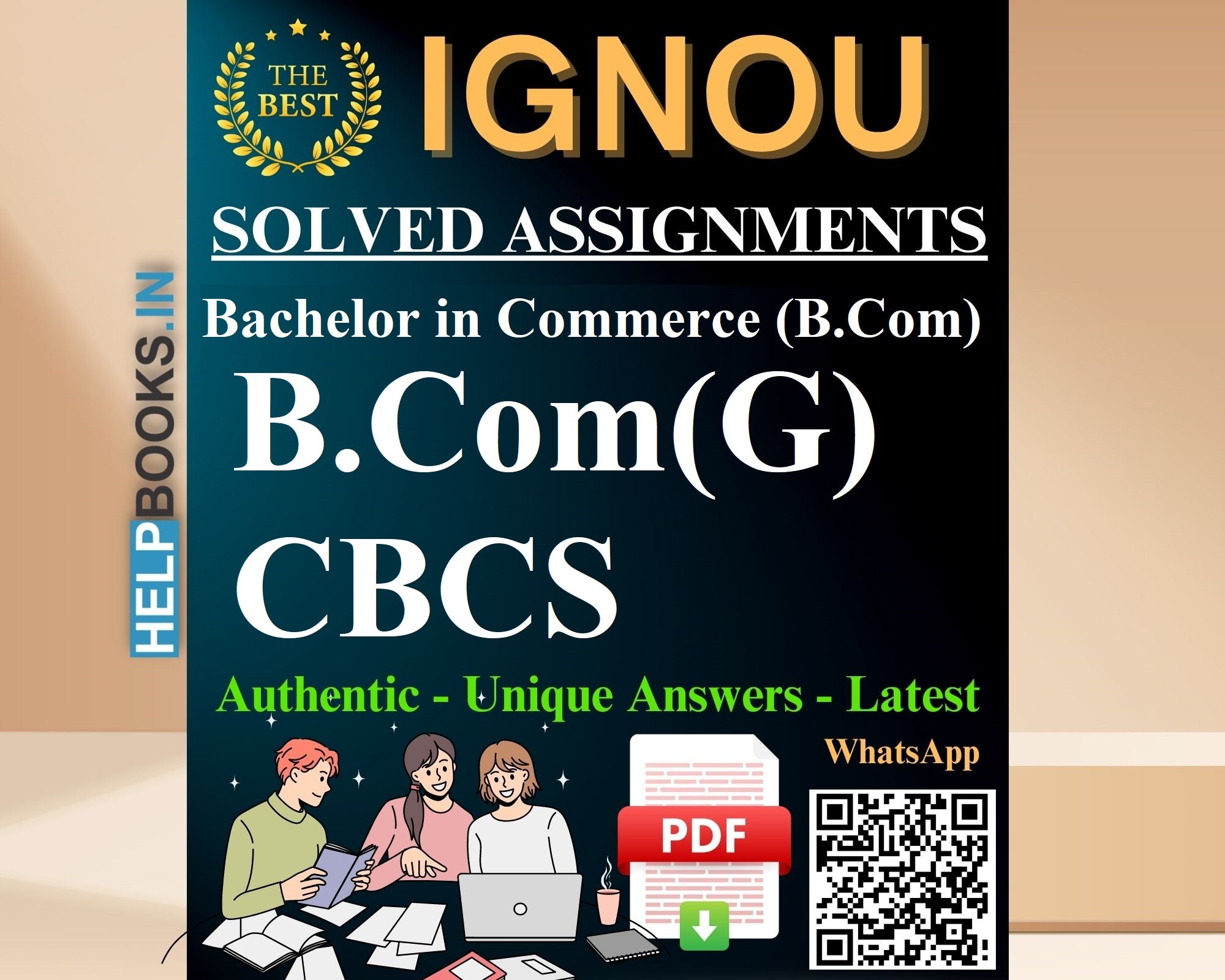 BCOM IGNOU Bachelor of Commerce Solved Assignments B.Com(CBCS)-Session ...