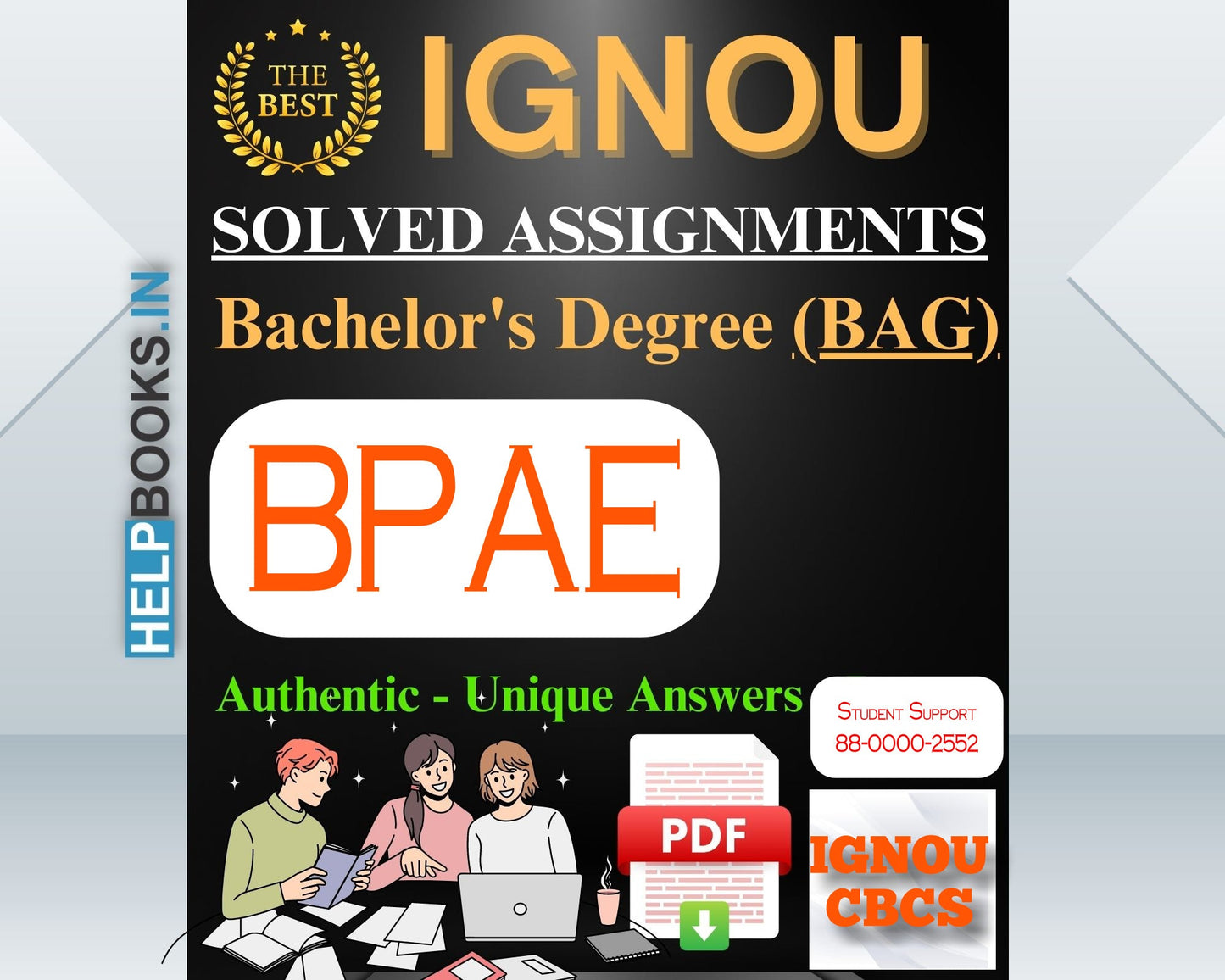 IGNOU Bachelor's Degree BPAE Public Administration Solved Assignment (Session: July 2024 - January 2025)