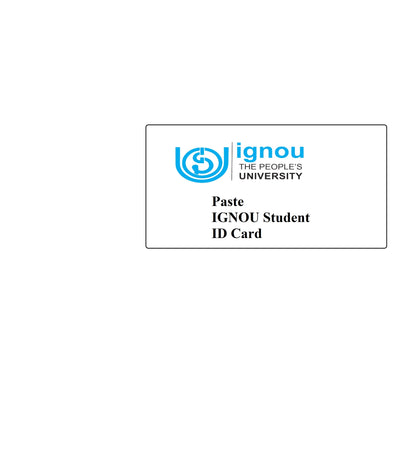 IGNOU Assignment File with Folder, Front Page, ID Card Page & 30 High Quality Blank Sheets & "Free Assignments Solutions"