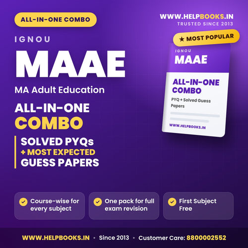 IGNOU MAAE All-in-One Combo PDF - helpbooks.in