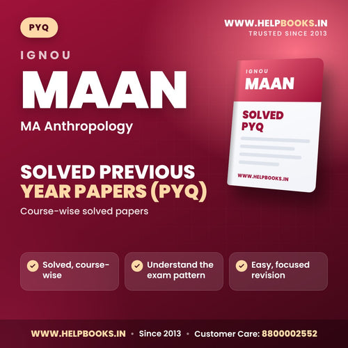 IGNOU MAAN Solved Previous Year Papers PYQ PDF - helpbooks.in