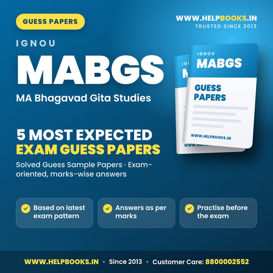 IGNOU MABGS 5 Most Expected Guess Papers PDF - helpbooks.in