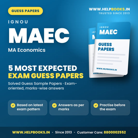 IGNOU MAEC 5 Most Expected Guess Papers PDF - helpbooks.in