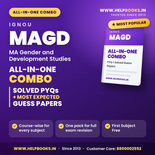 IGNOU MAGD All-in-One Combo PDF - helpbooks.in