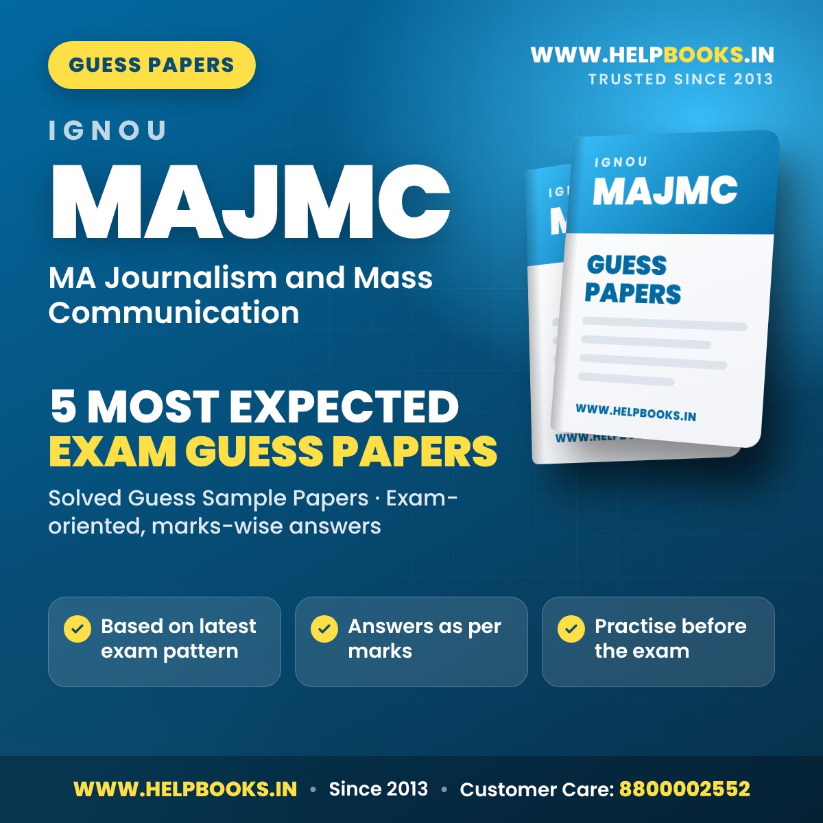 IGNOU MAJMC 5 Most Expected Guess Papers PDF - helpbooks.in