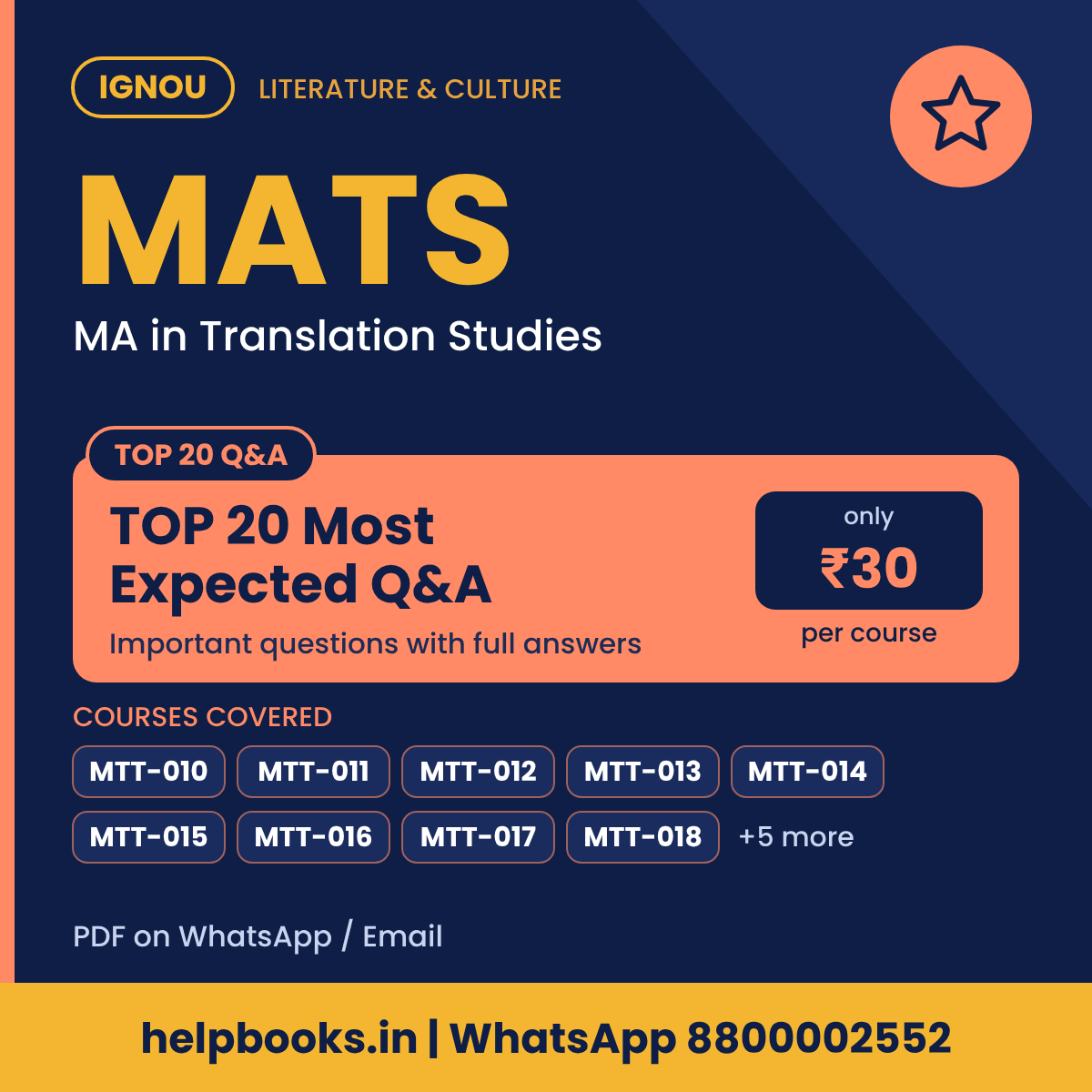 IGNOU MATS TOP 20 Important Questions with Answers - MA Translation Studies