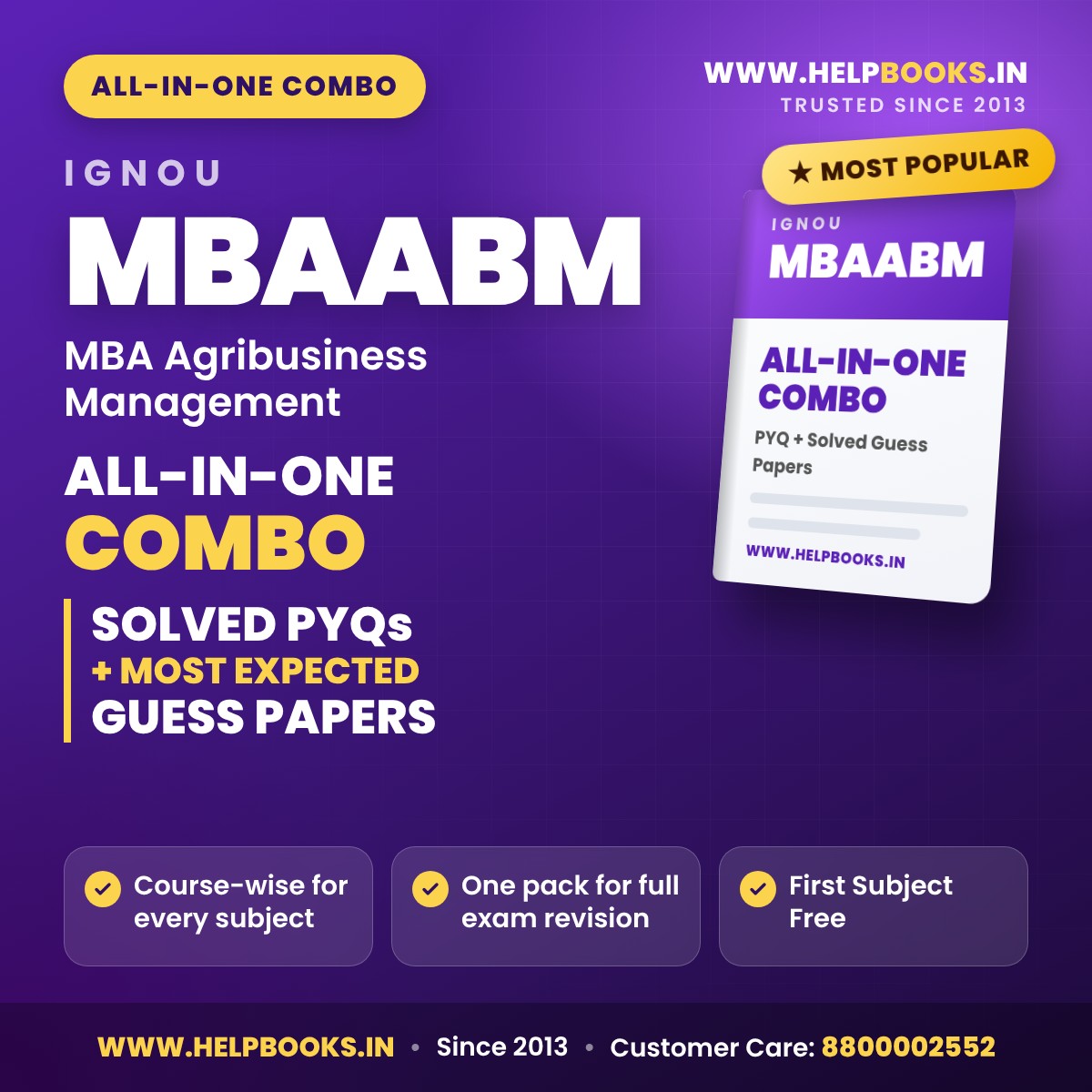 IGNOU MBAABM All-in-One Combo PDF - helpbooks.in