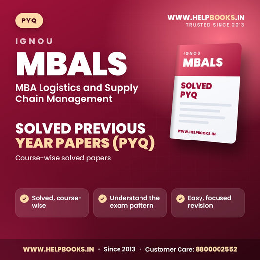 IGNOU MBALS Solved Previous Year Papers PYQ PDF - helpbooks.in