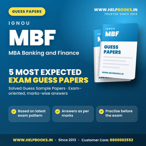 IGNOU MBF 5 Most Expected Guess Papers PDF - helpbooks.in