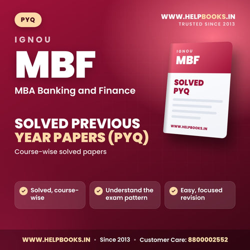 IGNOU MBF Solved Previous Year Papers PYQ PDF - helpbooks.in
