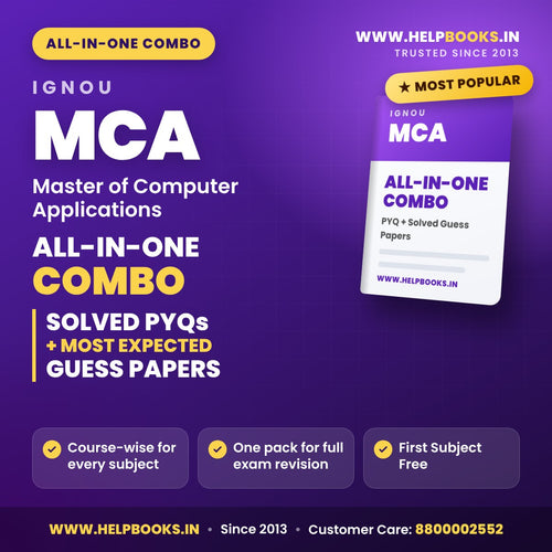 IGNOU MCA All-in-One Combo PDF - helpbooks.in