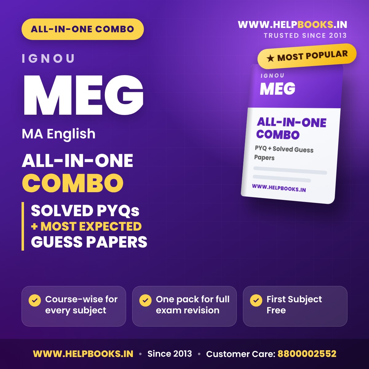 IGNOU MEG All-in-One Combo PDF - helpbooks.in