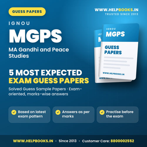 IGNOU MGPS 5 Most Expected Guess Papers PDF - helpbooks.in