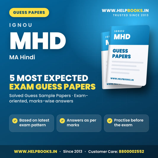 IGNOU MHD 5 Most Expected Guess Papers PDF - helpbooks.in