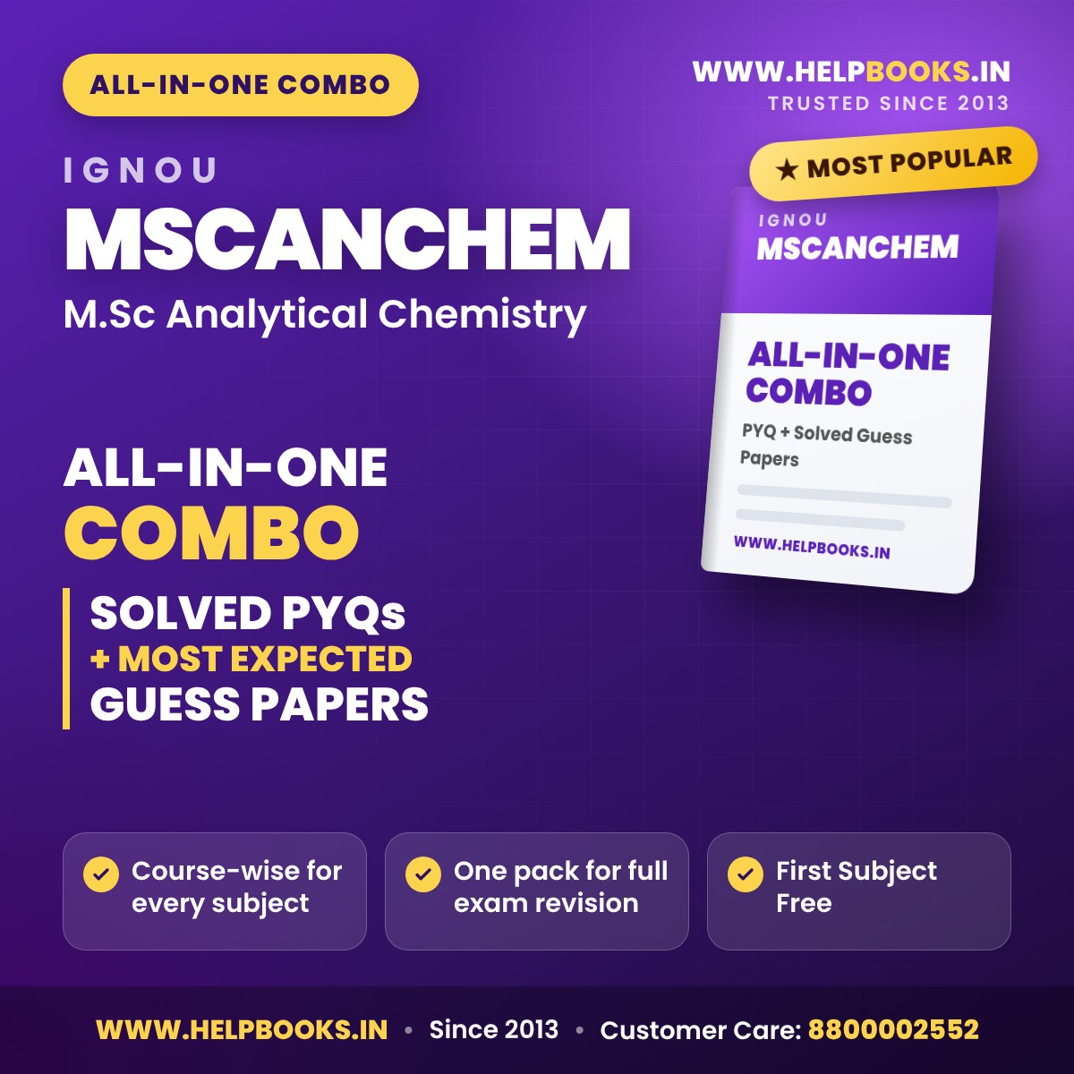 IGNOU MSCANCHEM All-in-One Combo PDF - helpbooks.in