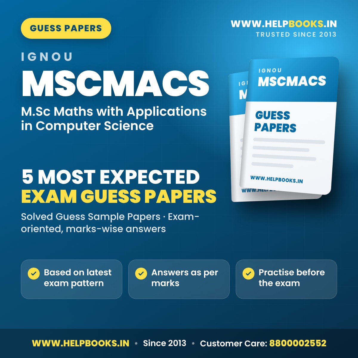 IGNOU MSCMACS 5 Most Expected Guess Papers PDF - helpbooks.in