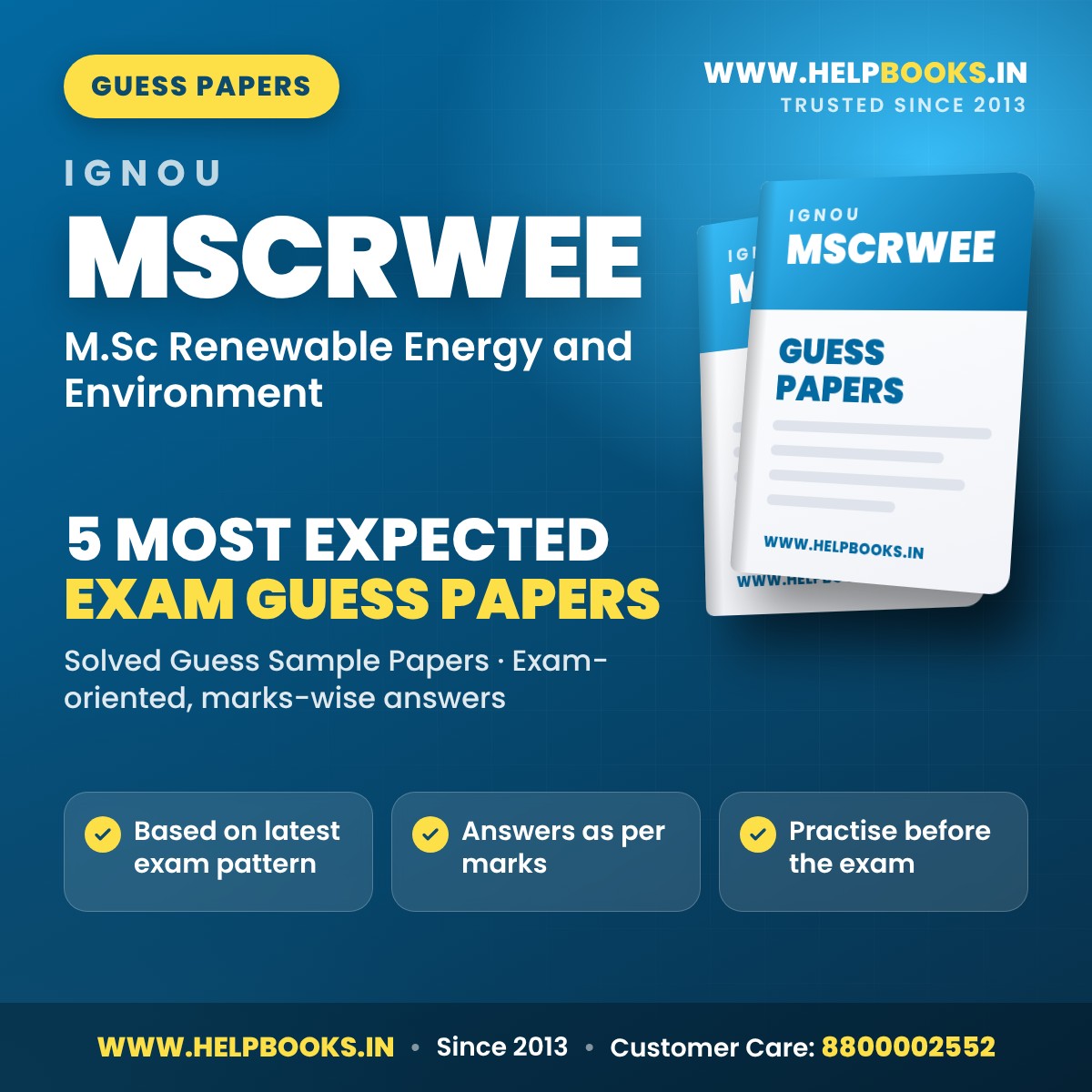 IGNOU MSCRWEE 5 Most Expected Guess Papers PDF - helpbooks.in