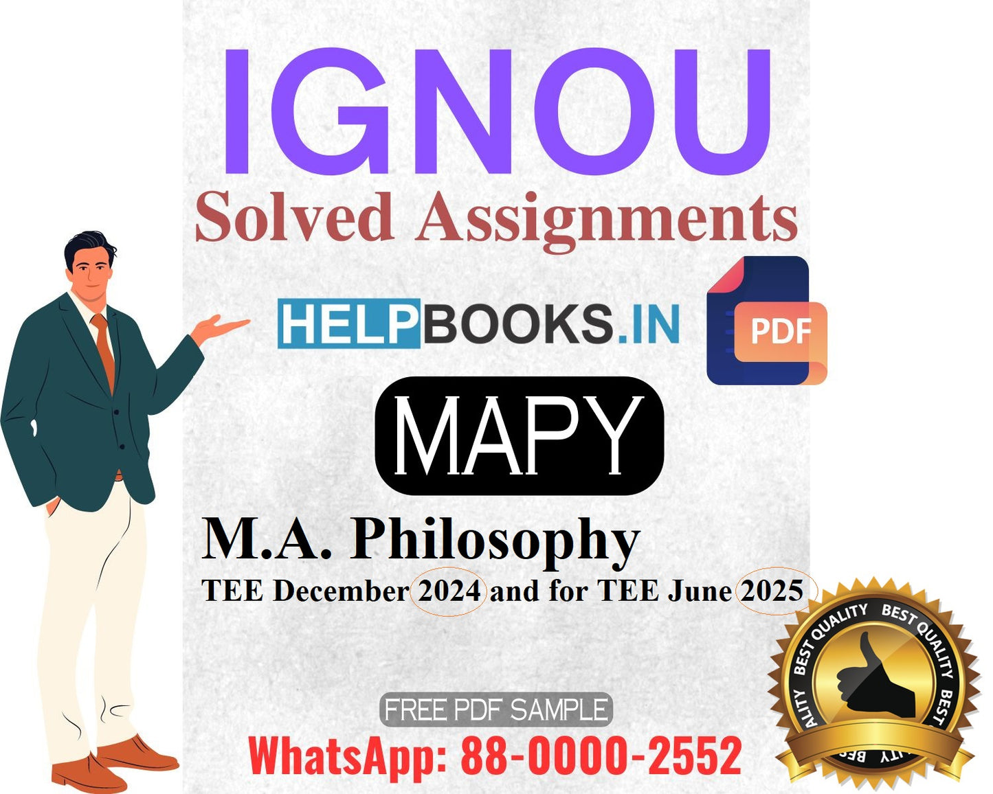 IGNOU MA Philosophy-MAPY Solved Assignments Assignments for TEE December 2024 and for TEE June 2025