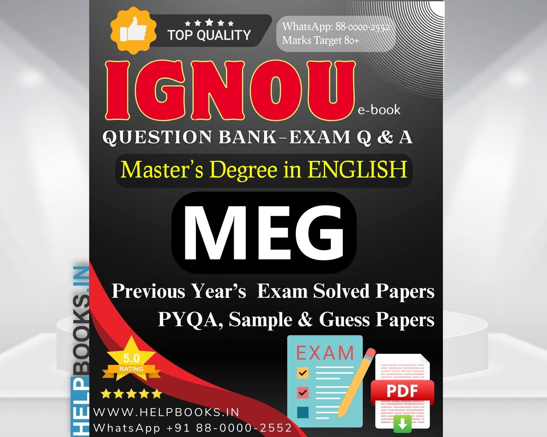 MEG IGNOU All-in-One Exam Notes: 5 Previous Years' Solved Papers, 3 ...