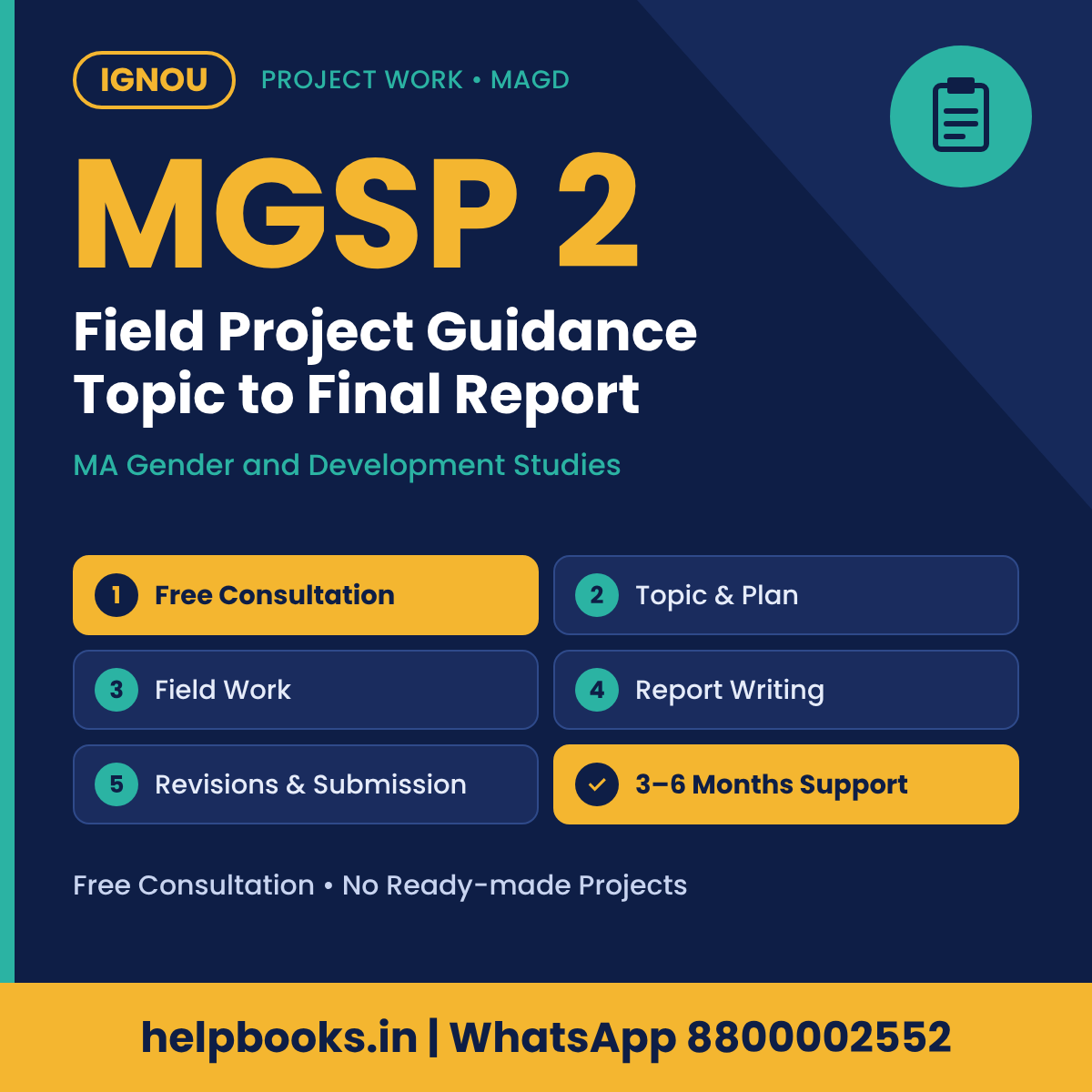 IGNOU MGSP 2 Field Project help for MA Gender and Development Studies – free consultation, synopsis and report guidance | helpbooks.in