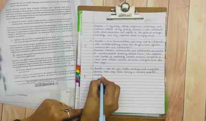 IGNOU Assignment File Kit with Front Page, ID Card Print & 30 High-Quality Assignment Sheets