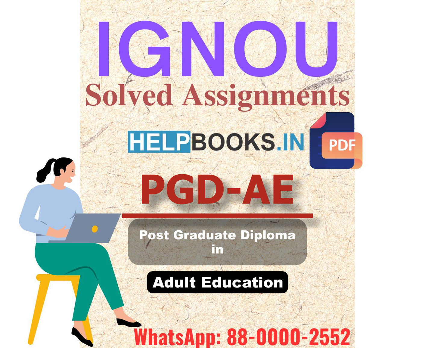 Post Graduate Diploma in Adult Education-Solved Question Paper of 2023 IGNOU Exams June & December Solved Question Papers