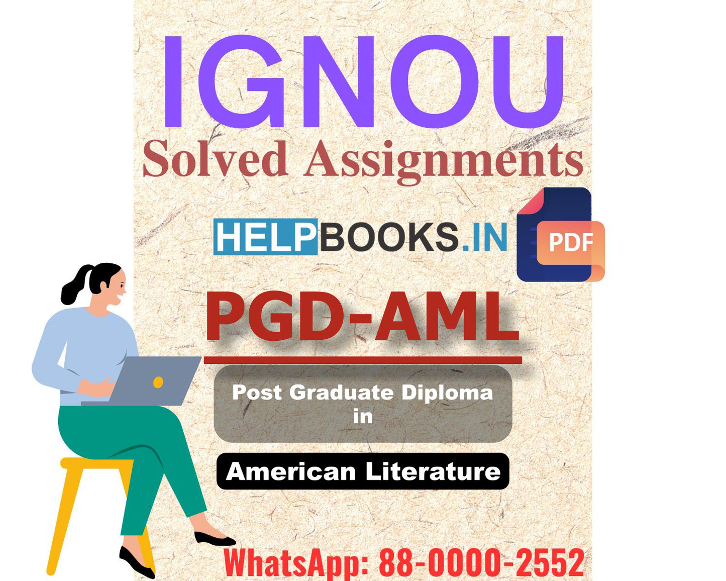 IGNOU PGDAML 2023 Solved Assignment-Post Graduate Diploma in American Literature