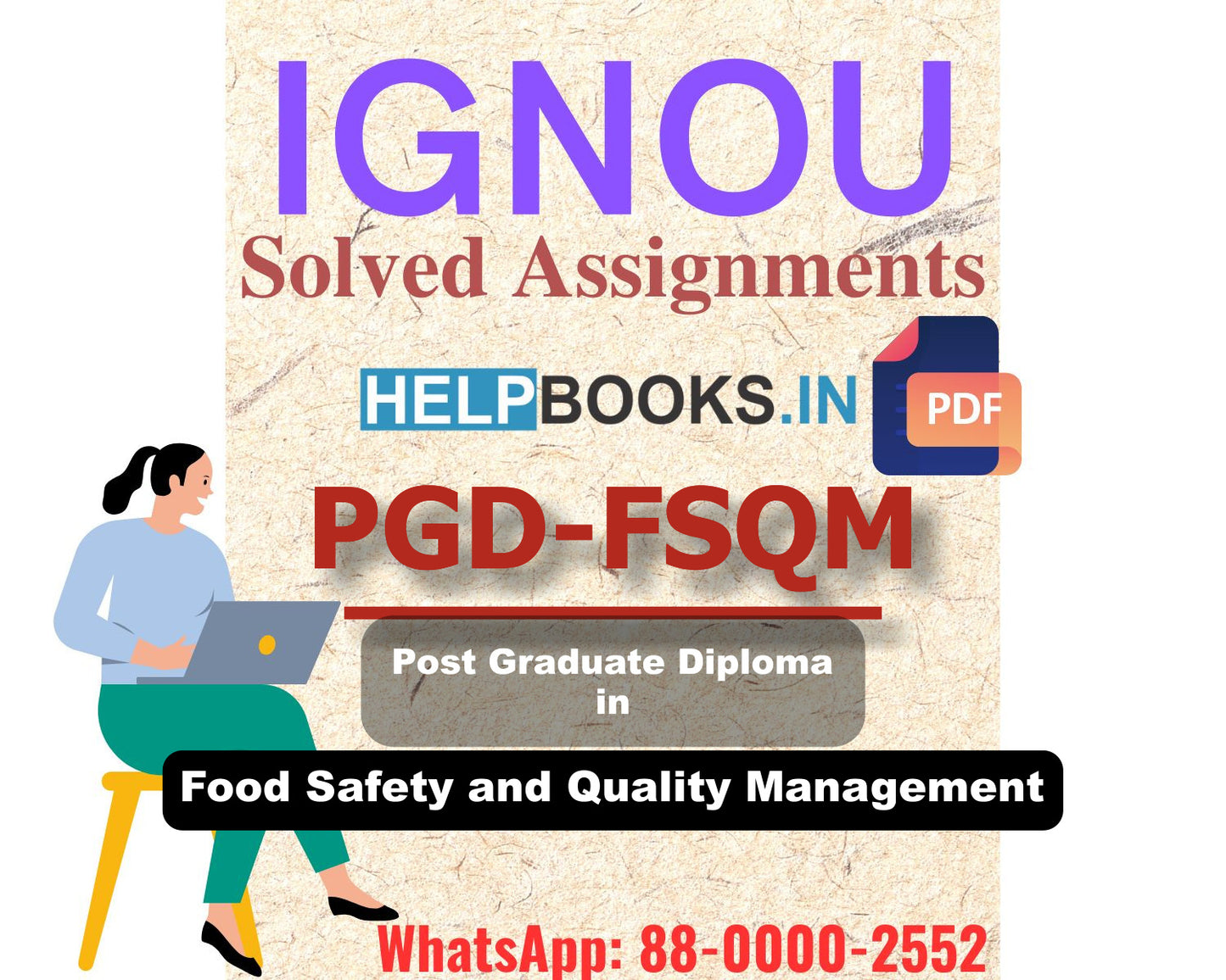 IGNOU PGDFSQM 2024 Solved Assignment-Post Graduate Diploma in Food Safety and Quality Management