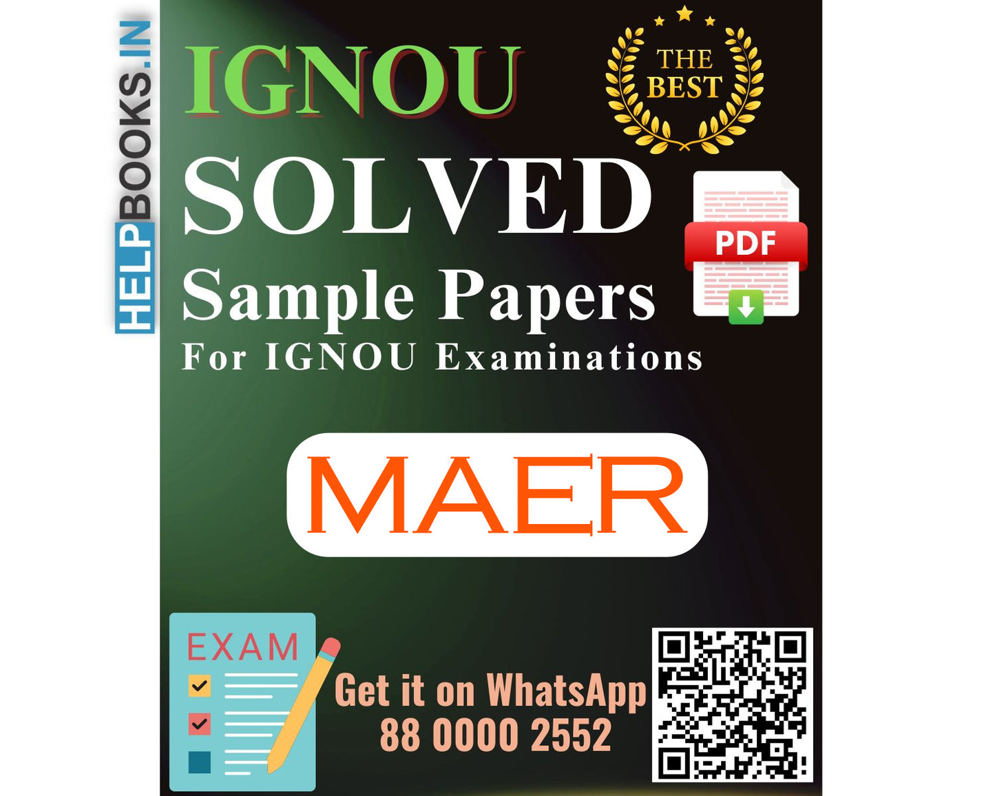IGNOU Master of Arts (Entrepreneurship) (MAER) | Solved Sample Papers for Exams