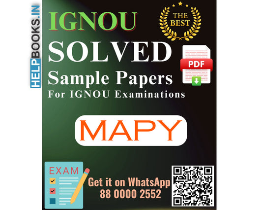 IGNOU Master of Arts (Philosophy) (MAPY) | Solved Sample Papers for Exams